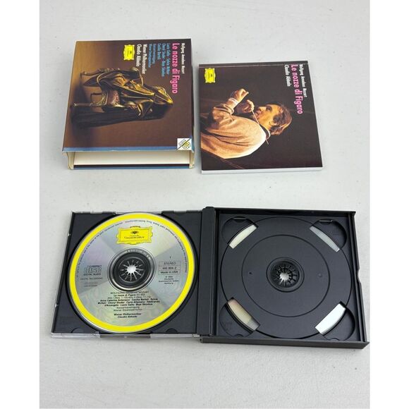 Vtg Wiener Philharmoniker Claudio Abbado Mozart Le Nozze Di Figaro 3 CD Set DGG - Picture 4 of 8
